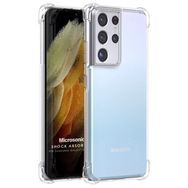 Microsonic Samsung Galaxy S21 Ultra Shock Absorbing Şeffaf Telefon Kılıfı