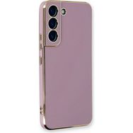 Microsonic Samsung Galaxy S22 Plus Olive Plated Lila Cep Telefonu Kılıfı