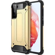Microsonic Samsung Galaxy S22 Plus Rugged Armor Gold Cep Telefonu Kılıfı
