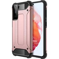 Microsonic Samsung Galaxy S22 Plus Rugged Armor Rose Gold Cep Telefonu Kılıfı