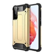 Microsonic Samsung Galaxy S22 Rugged Armor Gold Cep Telefonu Kılıfı
