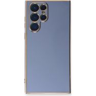 Microsonic Samsung Galaxy S22 Ultra Olive Lavanta Grisi Cep Telefonu Kılıfı