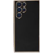 Microsonic Samsung Galaxy S22 Ultra Olive Plated Siyah Kılıf