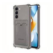 Microsonic Samsung Galaxy S23 Card Slot Shock Siyah Cep Telefonu Kılıfı