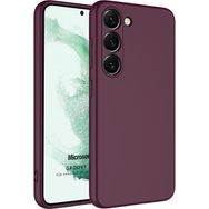 Microsonic Samsung Galaxy S23 Groovy Soft Mor Cep Telefonu Kılıfı