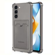 Microsonic Samsung Galaxy S23 Plus Card Slot Shock Siyah Cep Telefonu Kılıfı