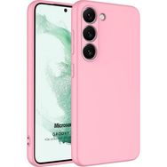 Microsonic Samsung Galaxy S23 Plus Groovy Soft Pembe Kılıf