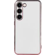 Microsonic Samsung Galaxy S23 Plus Olive Plated Beyaz Cep Telefonu Kılıfı