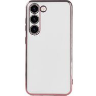 Microsonic Samsung Galaxy S23 Plus Olive Plated Beyaz Cep Telefonu Kılıfı