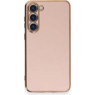 Microsonic Samsung Galaxy S23 Plus Olive Plated Rose Gold Cep Telefonu Kılıfı
