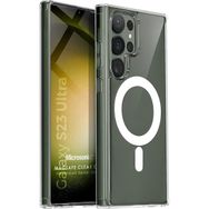 Microsonic Samsung Galaxy S23 Ultra MagSafe Clear Soft Şeffaf Cep Telefonu Kılıfı