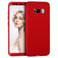Microsonic Samsung Galaxy S8 Double Dip 360 Protective Kırmızı Kılıf