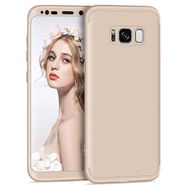 Microsonic Samsung Galaxy S8 Plus Double Dip 360 Protective Gold Kılıf
