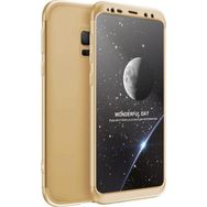 Microsonic Samsung Galaxy S9 Double Dip 360 Protective Gold Kılıf