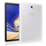 Microsonic Samsung Galaxy Tab A Uyumlu 10.5'' T590 Transparent Soft Beyaz Kılıf
