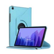 Microsonic Samsung Galaxy Tab A7 T500 Mavi 360 Rotating Stand Deri Tablet Kılıfı