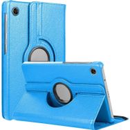 Microsonic Samsung Galaxy Tab A9 360 Rotating Stand Deri Mavi Kılıf