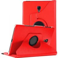 Microsonic Samsung Galaxy Tab S4 10.5'' T830 360 Rotating Stand Deri Kırmızı Kılıf