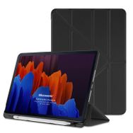 Microsonic Samsung Galaxy Tab S8 Plus X800 Siyah Origami Pencil Kılıf