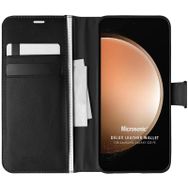 Microsonic Samsung Galaxy Uyumlu S23 Fe Delux Leather Wallet Cep Telefonu Kılıfı