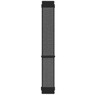 Microsonic Samsung Galaxy Watch 3 45 mm Hasırlı Woven Sport Loop Gri Uyumlu Kordon