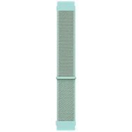 Microsonic Samsung Galaxy Watch 4 40 mm Hasırlı Woven Sport Loop Mint Yeşili Uyumlu Kordon