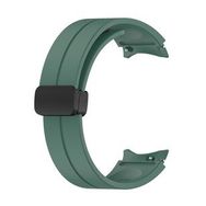 Microsonic Samsung Galaxy Watch 4 40 mm için Ribbon Line Yeşil Kordon