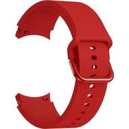 Microsonic Samsung Galaxy Watch 4 44 mm Solid Silikon Band Kırmızı Kordon