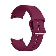 Microsonic Samsung Galaxy Watch 4 44 mm Solid Silikon Band Mürdüm Kordon