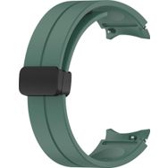 Microsonic Samsung Galaxy Watch 5 40 mm Ribbon Line Yeşil Kordon