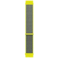 Microsonic Samsung Galaxy Watch 5 44 mm Hasırlı Woven Sport Loop Sarı Kordon