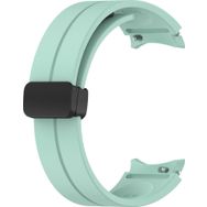 Microsonic Samsung Galaxy Watch 6 44 mm Ribbon Line Açık Yeşil Kordon