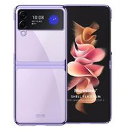 Microsonic Samsung Galaxy Z Flip 3 Shell Platinum Mor Cep Telefonu Kılıfı