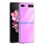 Microsonic Samsung Galaxy Z Flip Shell Platinum Şeffaf Cep Telefonu Kılıfı