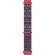 Microsonic Samsung Gear Sport Hasırlı Woven Sport Loop Koyu Pembe Kordon