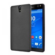 Microsonic Sony Xperia C5 Ultra Linie Anti-Shock Siyah Kılıf