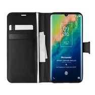 Microsonic TCL 10 Plus Delux Leather Wallet Siyah Cep Telefonu Kılıfı