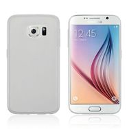 Microsonic Transparent Soft Samsung Galaxy S6 Beyaz Kılıf