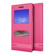 Microsonic Vestel Venüs 5530 Dual View Gizli Mıknatıslı Pembe Kılıf