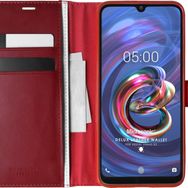 Microsonic Vestel Venüs E5 Delux Leather Wallet Kırmızı Cep Telefonu Kılıfı