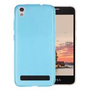 Microsonic Vestel Venüs V3 5020 Transparent Soft Mavi Kılıf
