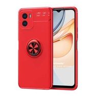 Microsonic Vivo Y15S Kickstand Ring Holder Kırmızı Cep Telefonu Kılıfı
