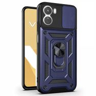 Microsonic Vivo Y16 Impact Resistant Lacivert Cep Telefonu Kılıfı