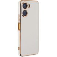 Microsonic Vivo Y16 Olive Plated Beyaz Cep Telefonu Kılıfı