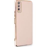 Microsonic Vivo Y20S Olive Plated Pembe Kılıf
