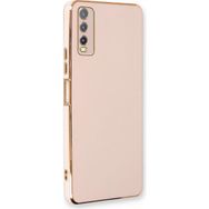 Microsonic Vivo Y20S Olive Plated Pembe Kılıf
