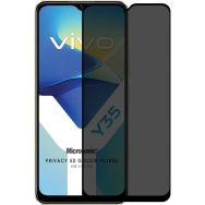 Microsonic Vivo Y35 Privacy 5D Gizlilik Filtreli Siyah Cam Ekran Koruyucu