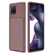 Microsonic Xiaomi Mi 10 Lite Zoom Legion Series Kahverengi Kılıf