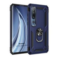 Microsonic Xiaomi Mi 10 Military Ring Holder Lacivert Kılıf
