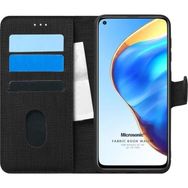 Microsonic Xiaomi Mi 10T Fabric Book Wallet Siyah Kılıf